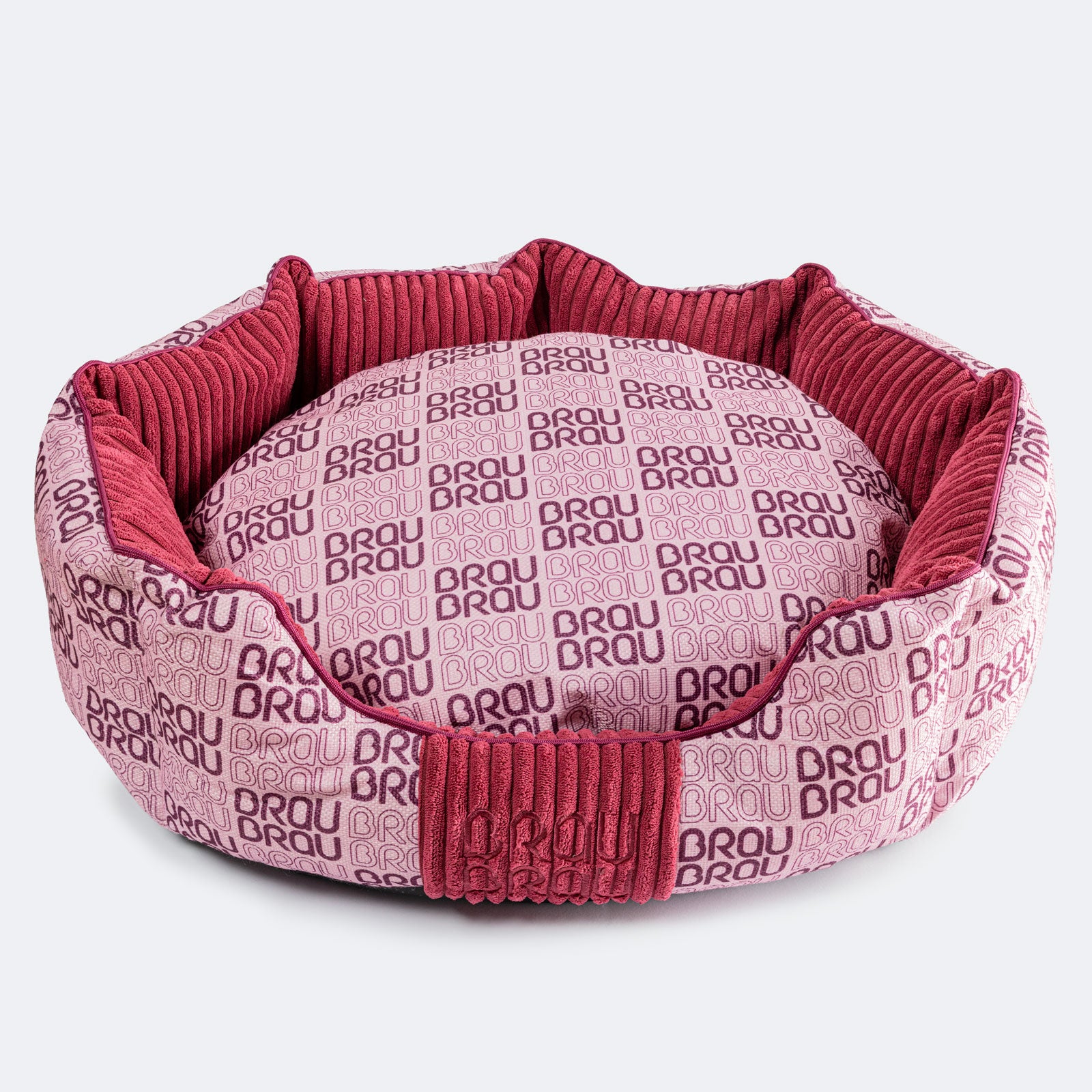 Graues Bett - Orthopädische Seide BRAUBRAU für Haustiere (Hunde und Katzen)