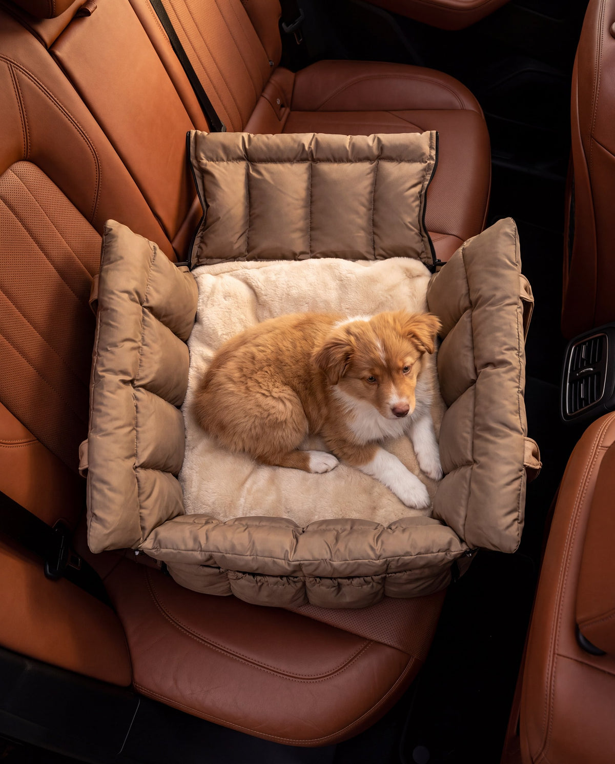Autotasche Getaway Beige – für Hunde & Katzen