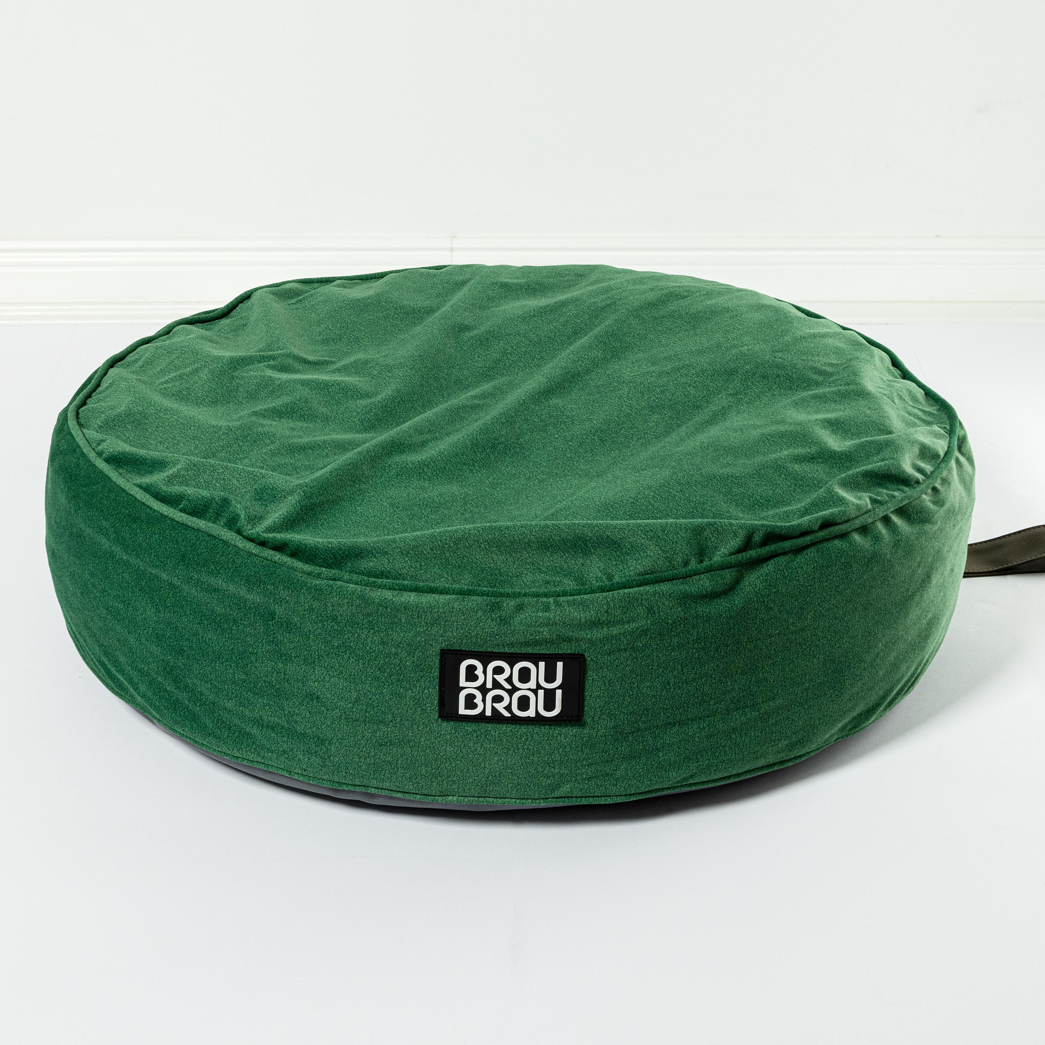 Orange/Grünes Kissen - Rotonda BRAUBRAU für Haustiere (Hunde und Katzen)