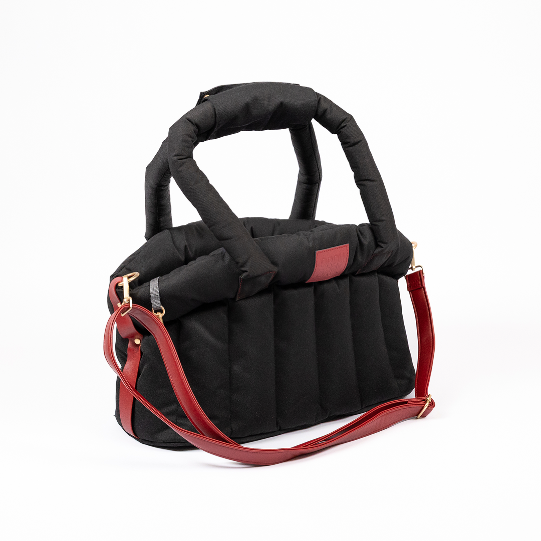 Schwarze Carry-on-Tasche für Hunde und Katzen - City Walk Black