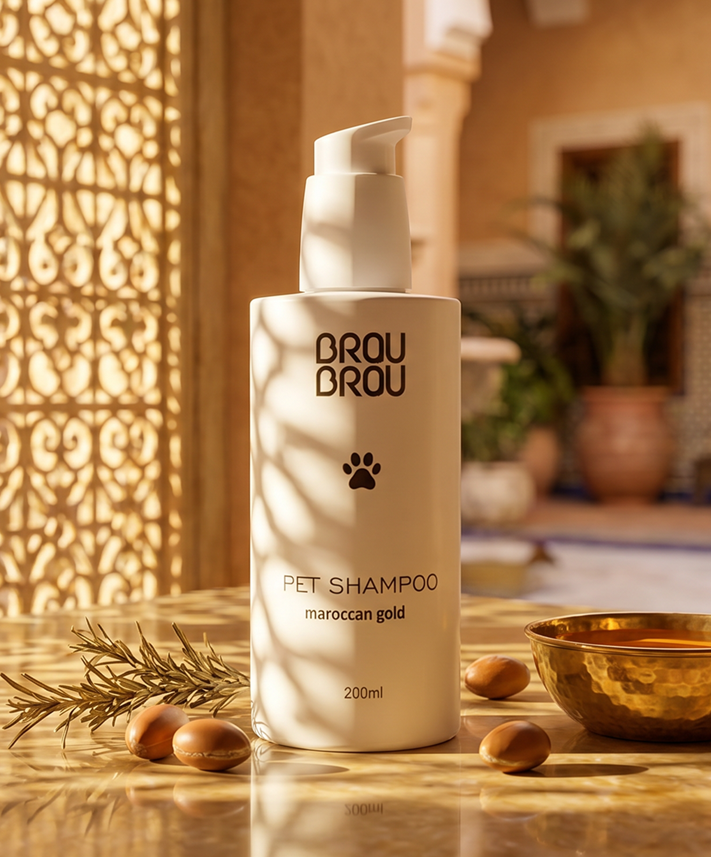 Shampoo für Hunde & Katzen mit Argan-Extrakt Marrocan Gold - 200 ml