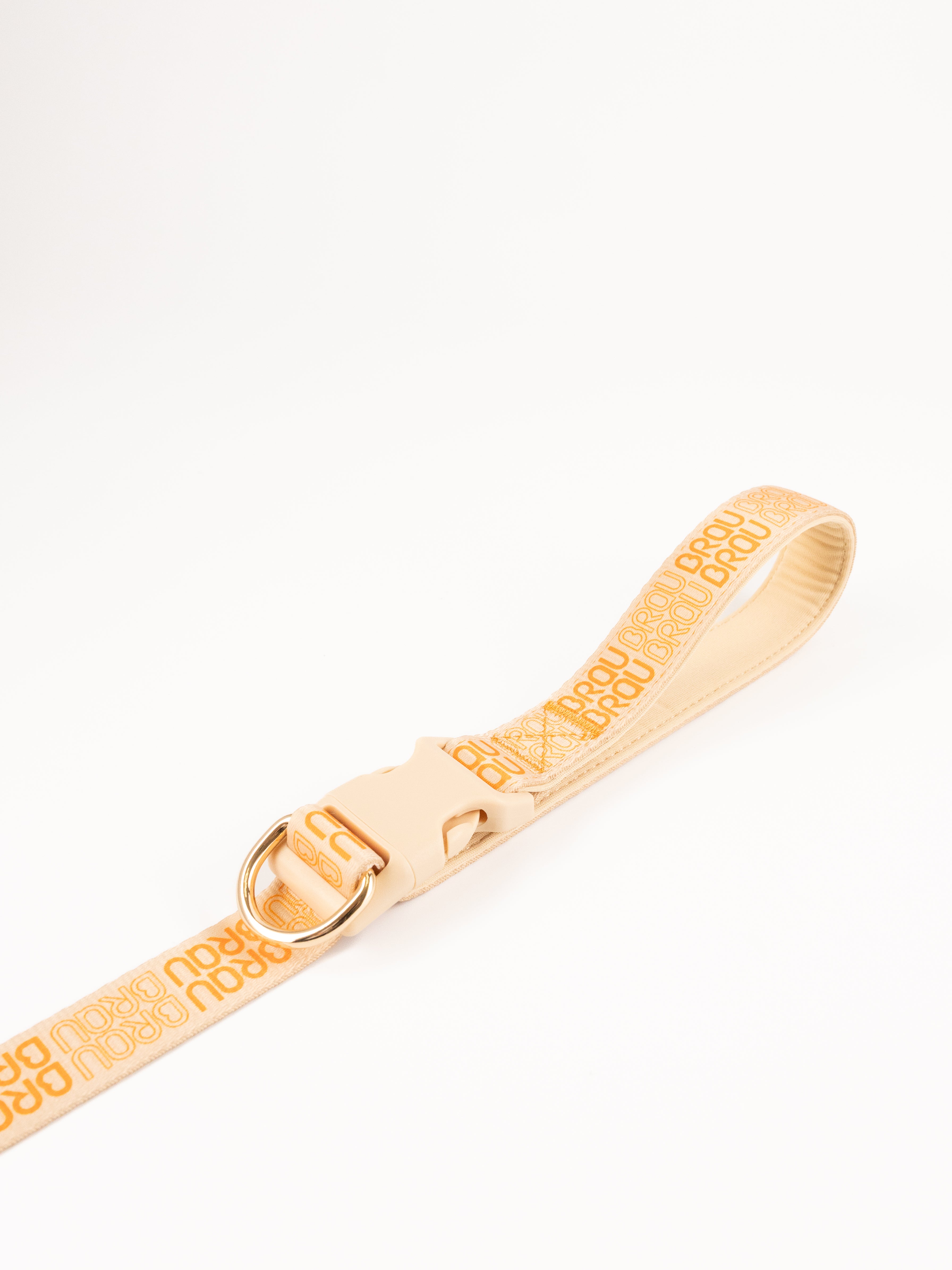 Signature Walk Set Orange (3-teilig) - Verstellbare Leine, Halsband und Geschirr für Hunde