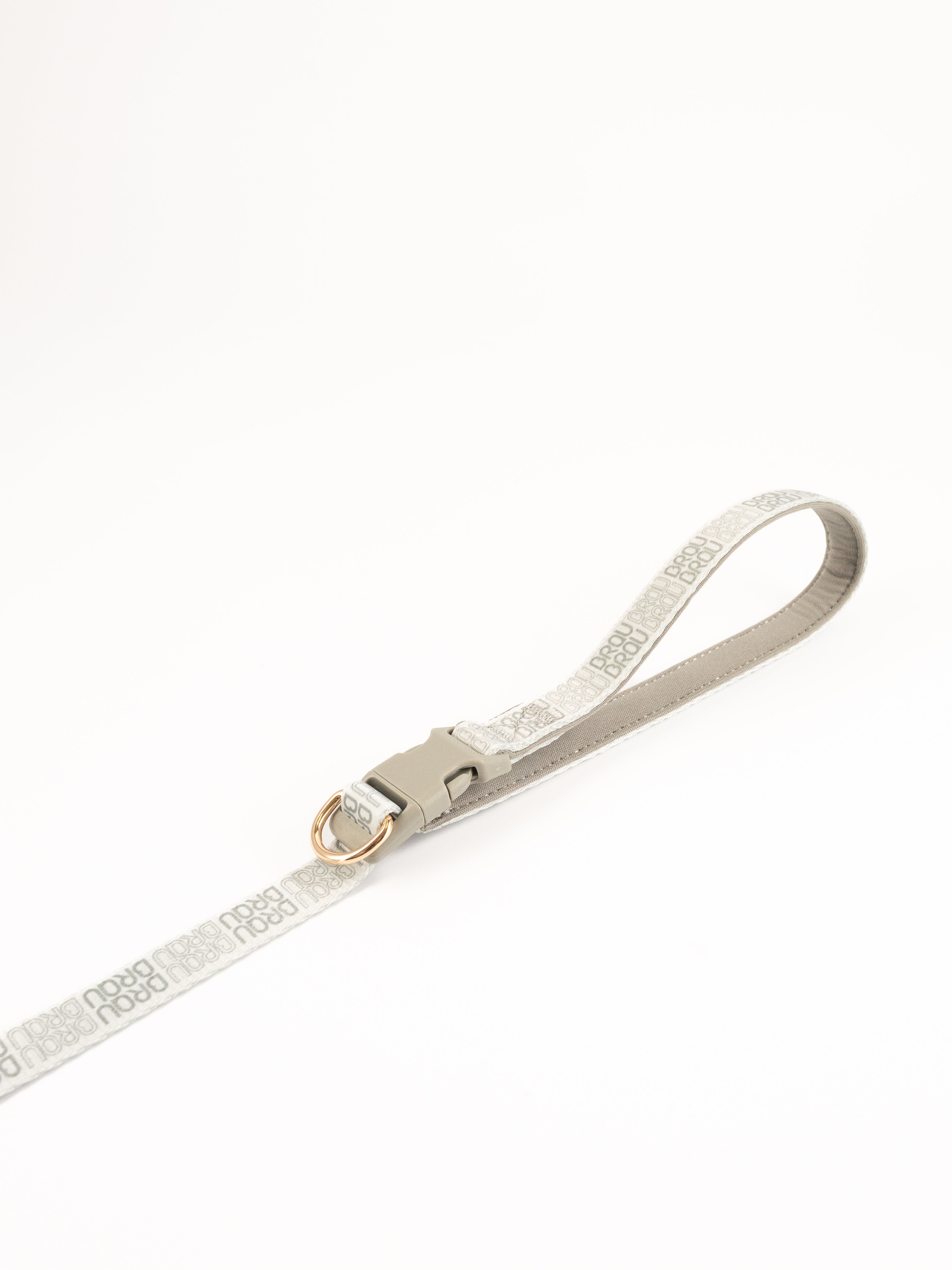 Signature Walk Set Grau (3-teilig) - Verstellbare Leine, Halsband und Geschirr für Hunde