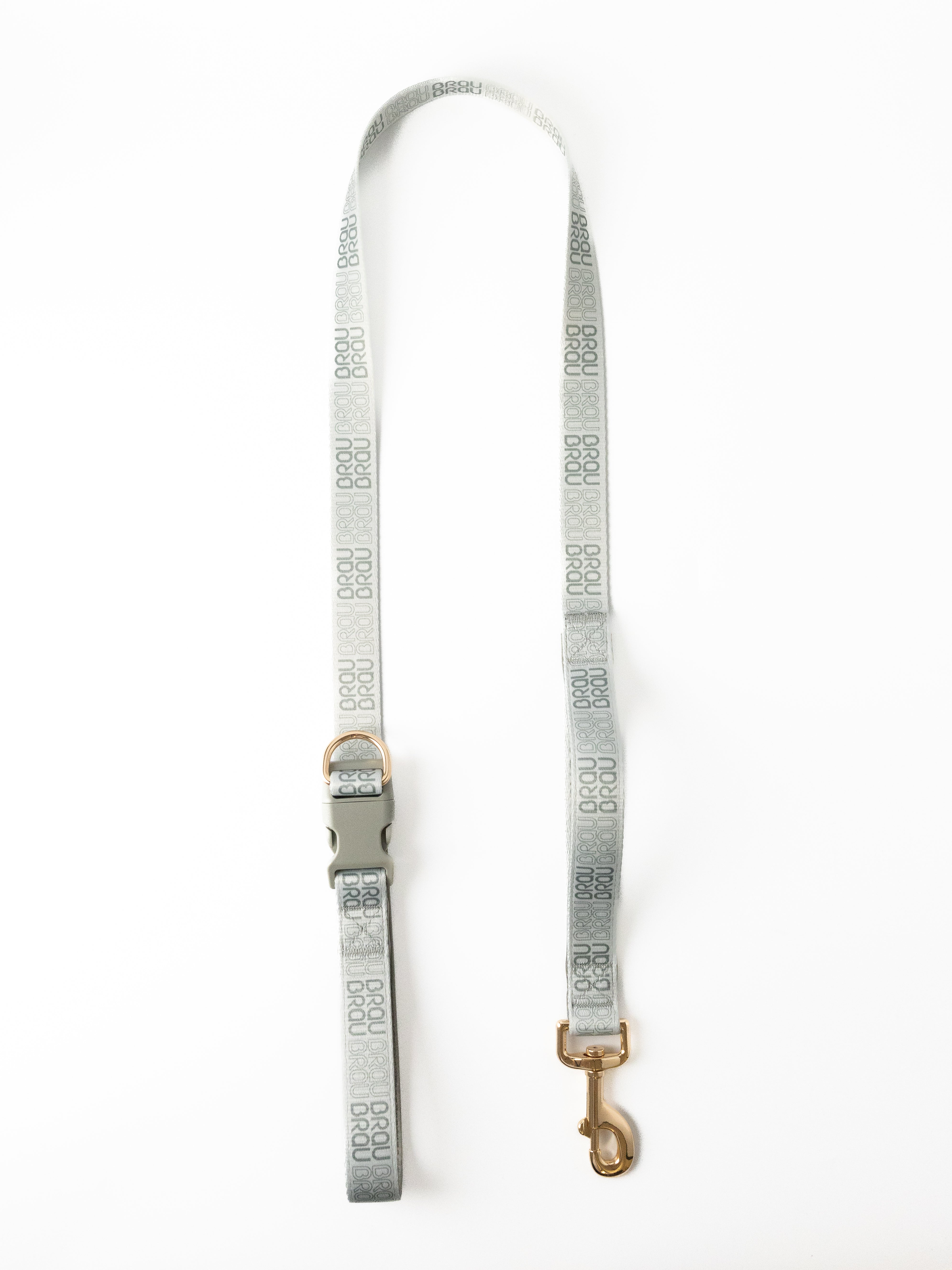 Signature Walk Set Grau (3-teilig) - Verstellbare Leine, Halsband und Geschirr für Hunde