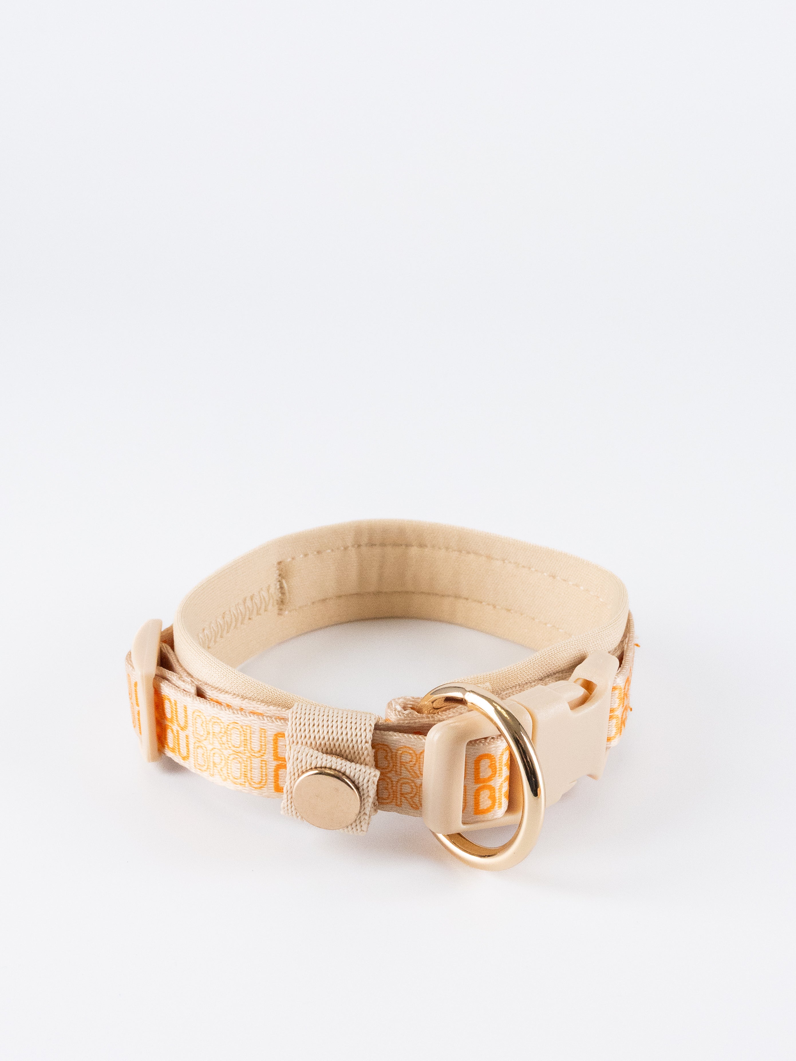 Signature Walk Set Orange (3-teilig) - Verstellbare Leine, Halsband und Geschirr für Hunde