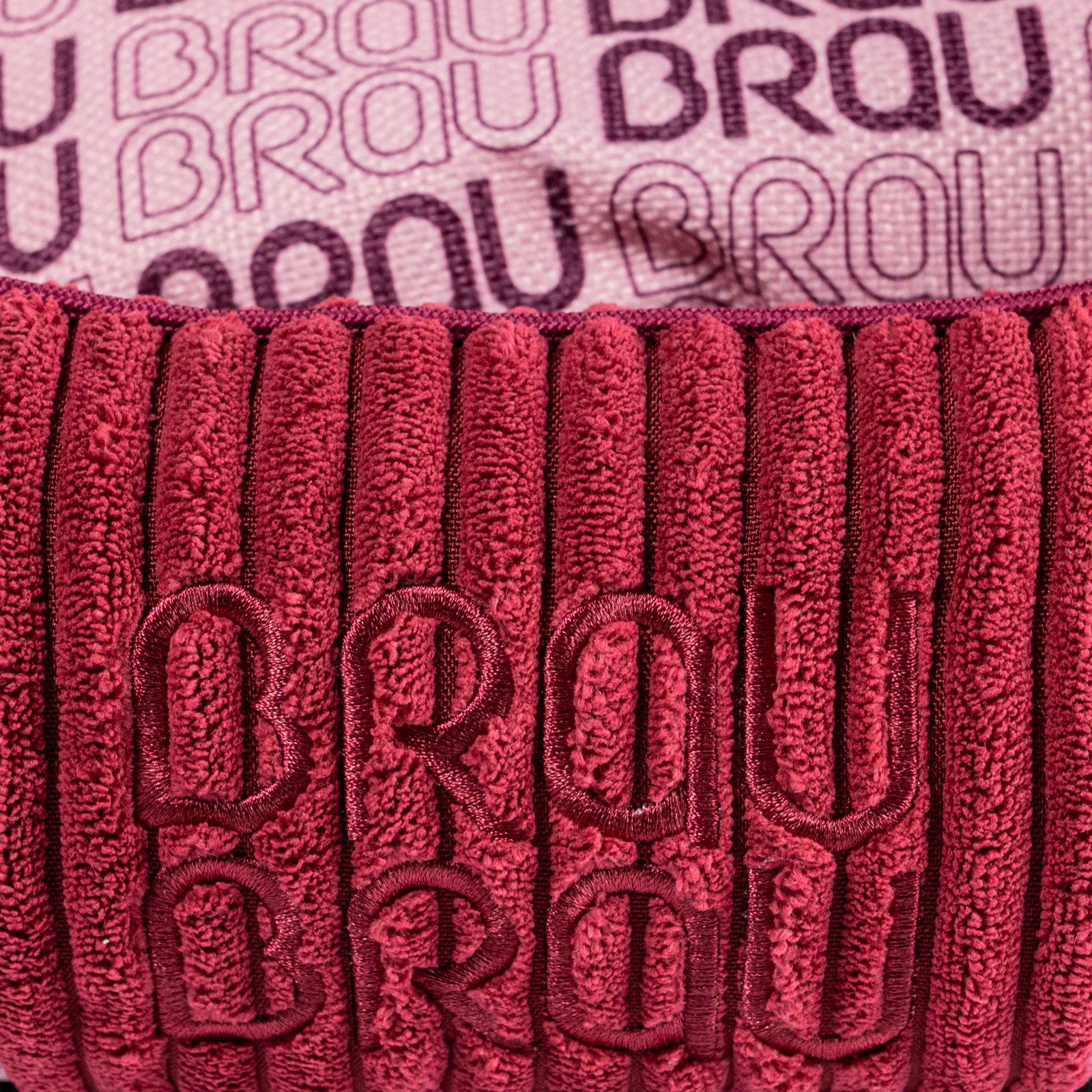 BRAUBRAU Signature Bett Round Velvet Pink - Für Hunde und Katzen