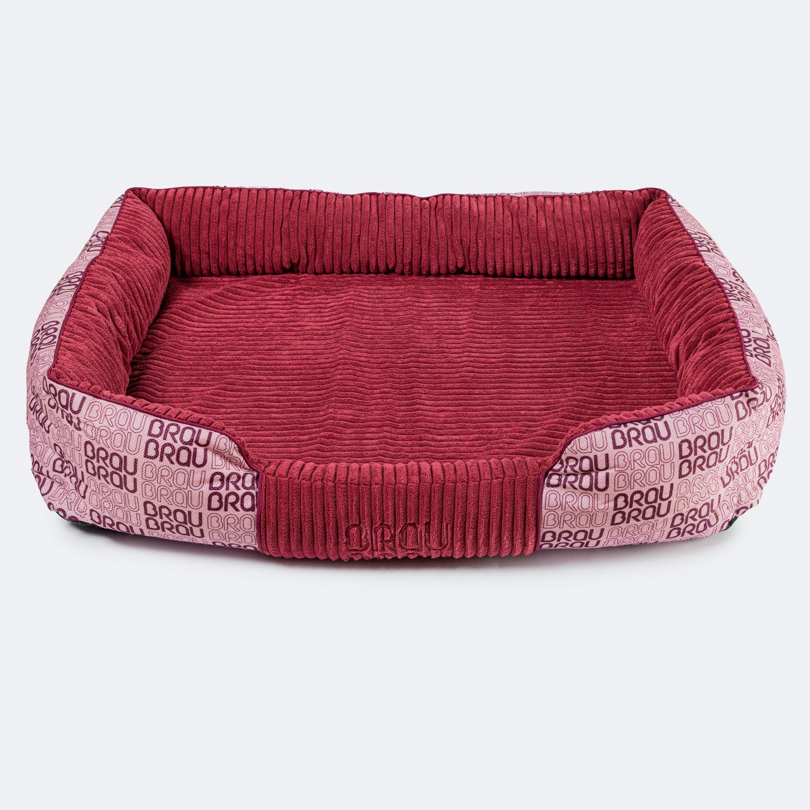 Graues Bett - Orthopädische Seide BRAUBRAU für Haustiere (Hunde und Katzen)