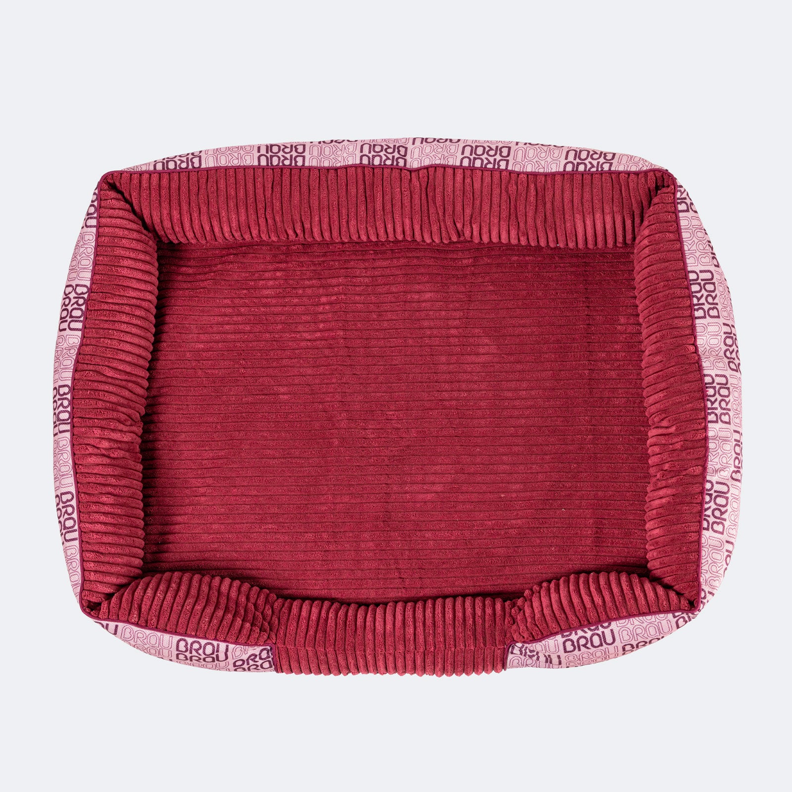 BRAUBRAU Signature Bett Square Velvet Pink - Für Hunde und Katzen