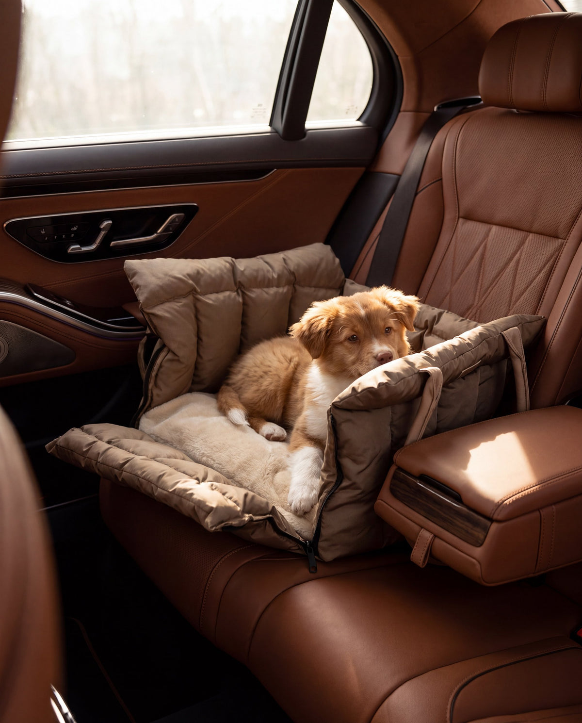Autotasche Getaway Beige – für Hunde & Katzen
