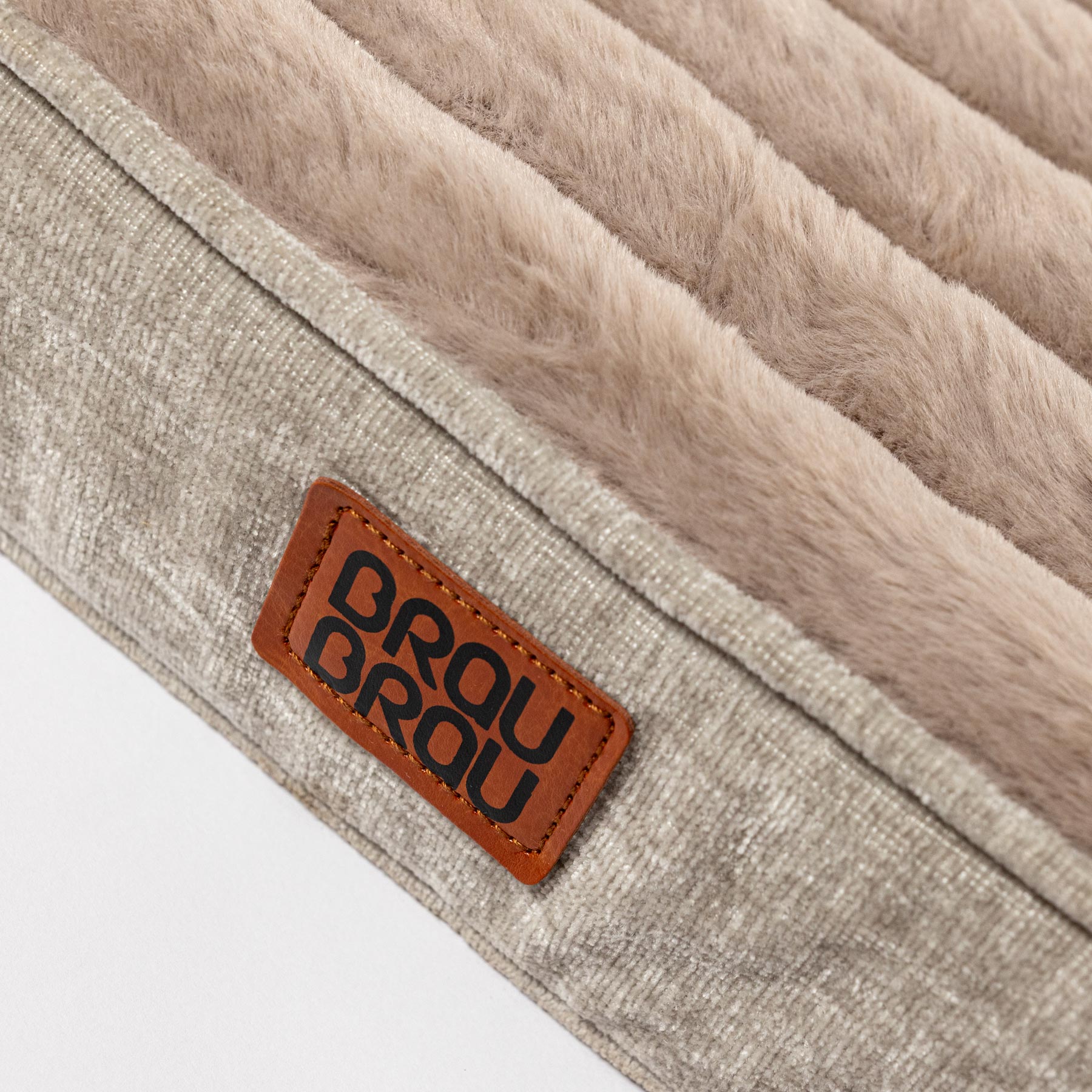 Beiges Bett - Relaxa Beige BRAUBRAU für Haustiere (Hunde und Katzen)