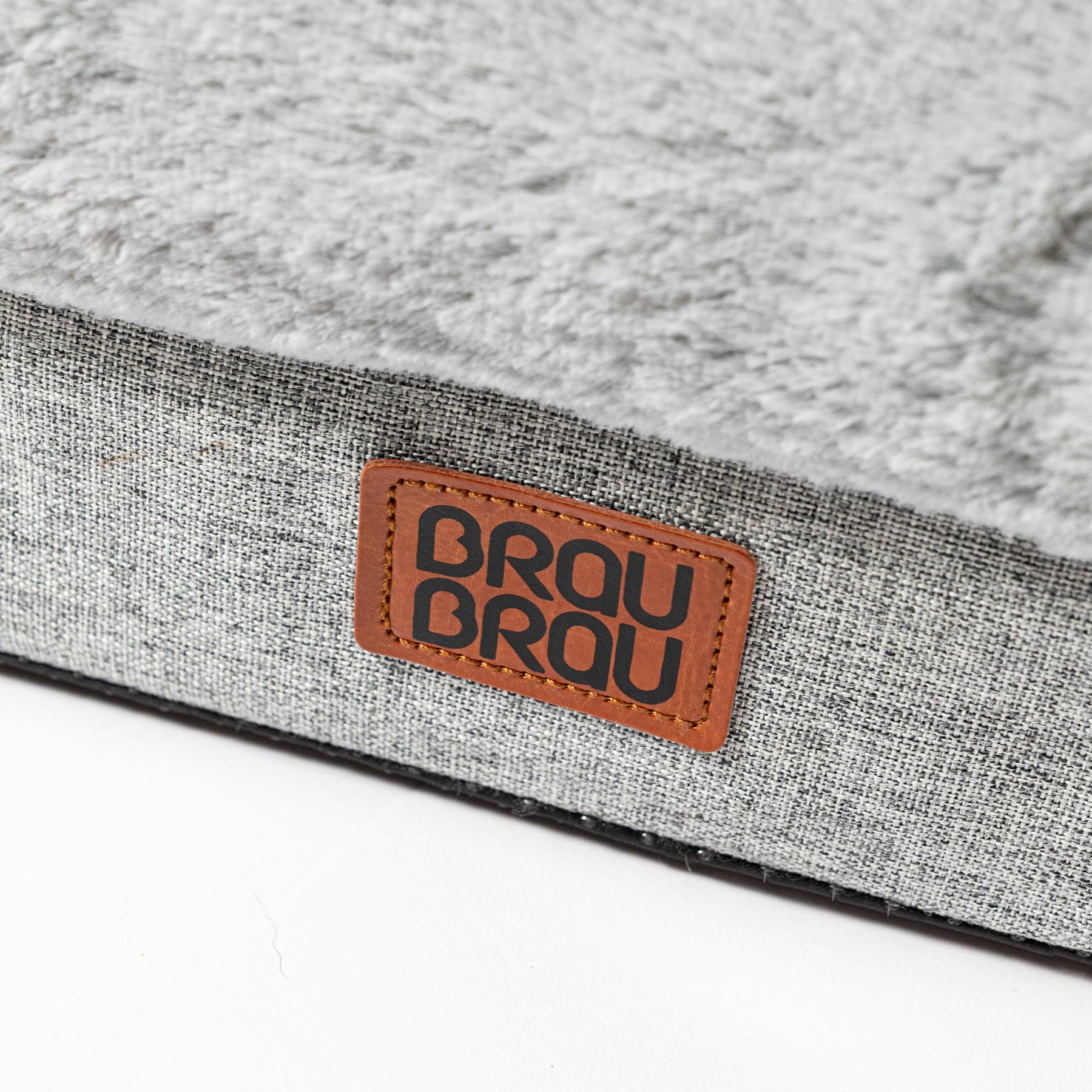 Graues orthopädisches Bett - Silk BRAUBRAU für Haustiere (Hunde und Katzen)