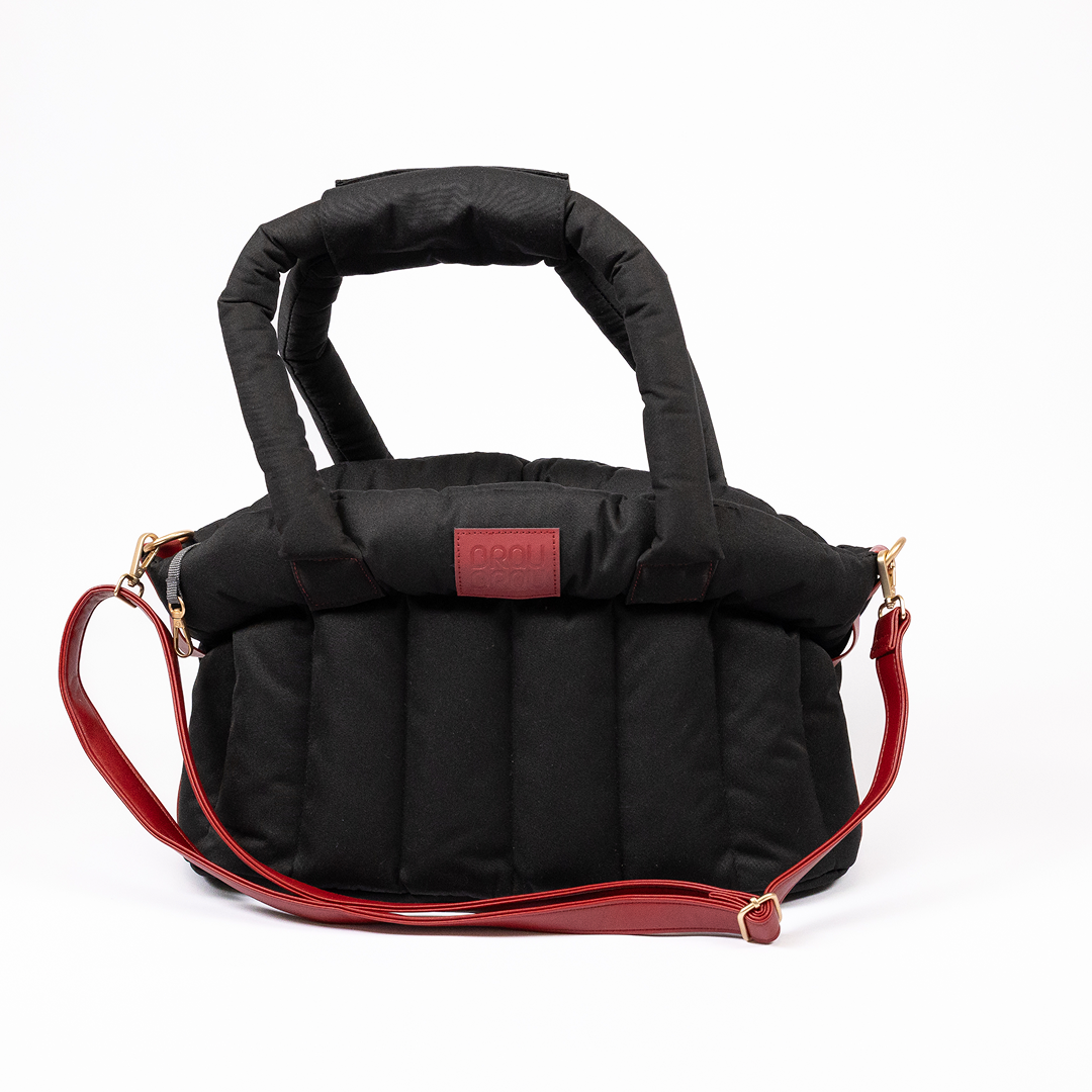 Schwarze Carry-on-Tasche für Hunde und Katzen - City Walk Black