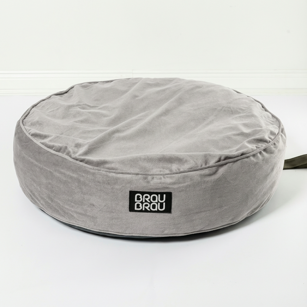 Orange/Grünes Kissen - Rotonda BRAUBRAU für Haustiere (Hunde und Katzen)